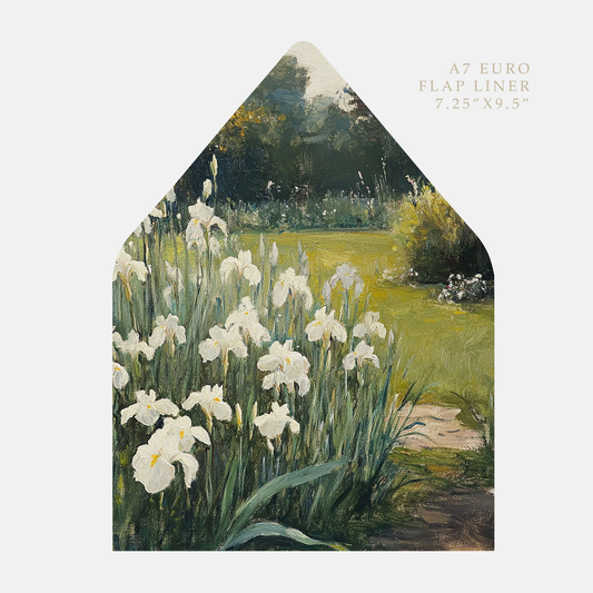 Floral Field Envelope Liner