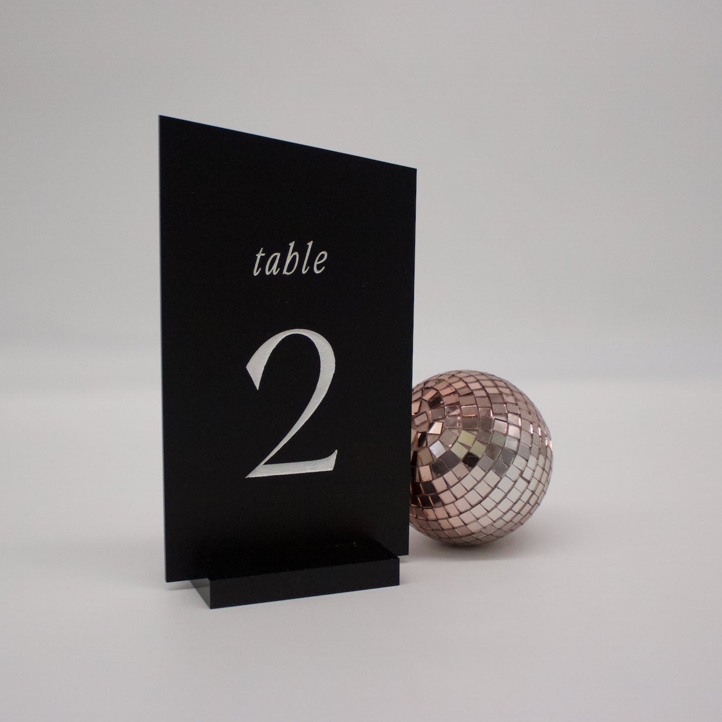 Angled Table Numbers