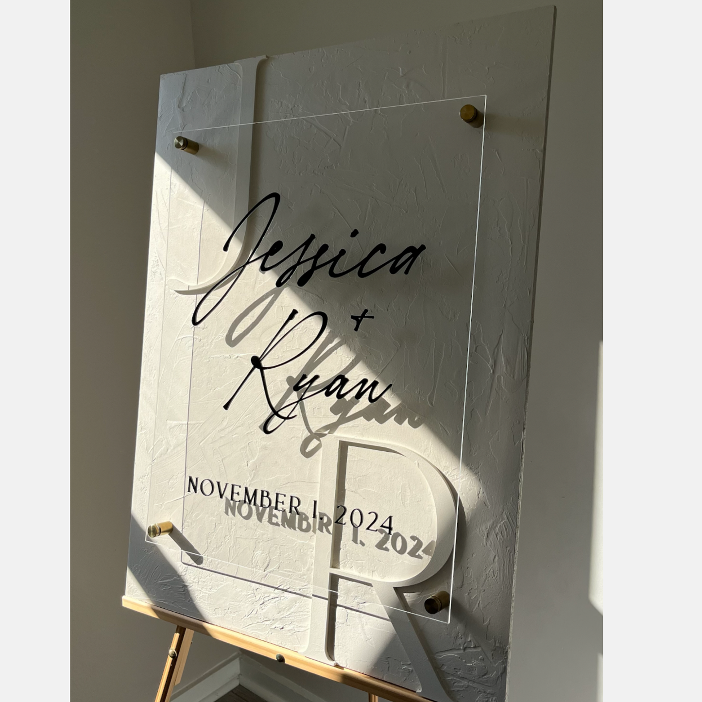 Textured Layered Sign