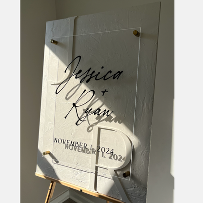 Textured Layered Sign