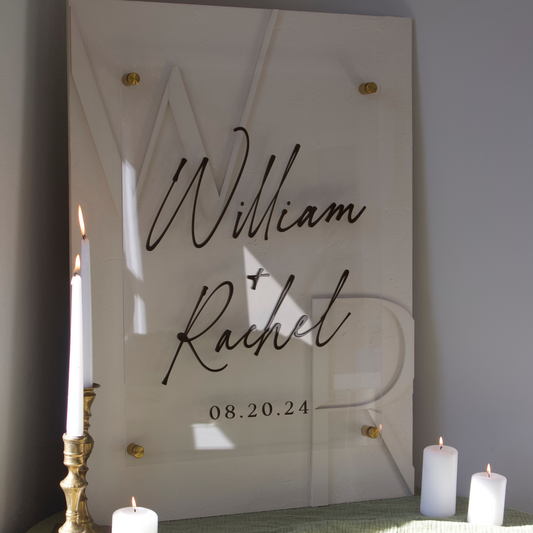 Textured Layered Sign