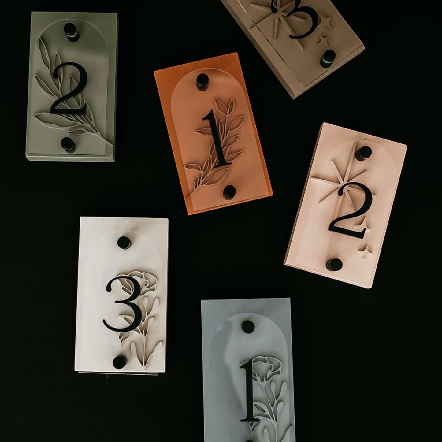 Layered Table Numbers
