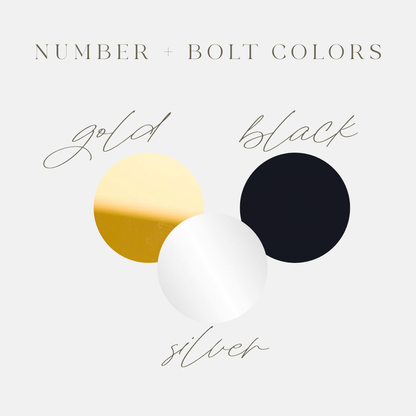 Layered Table Numbers