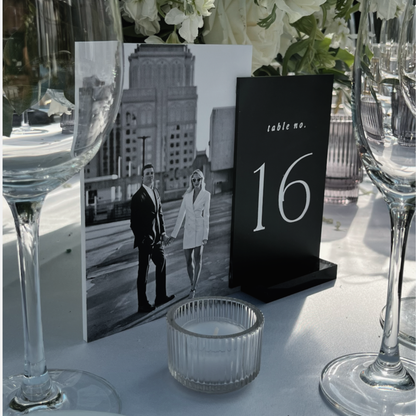 Photo Table Numbers