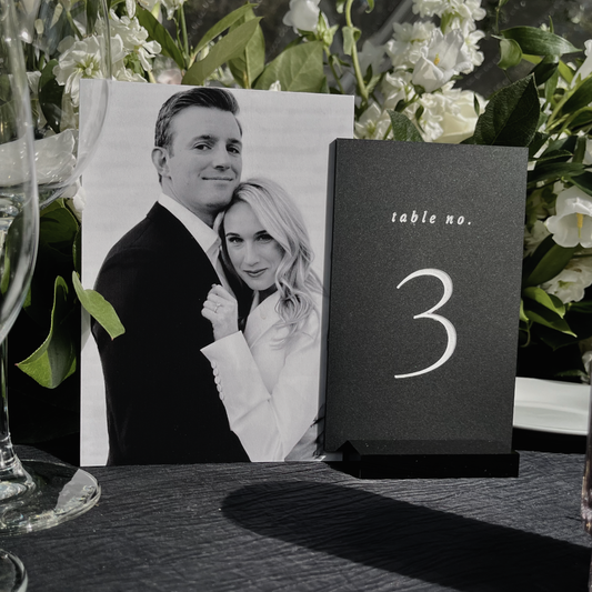 Photo Table Numbers