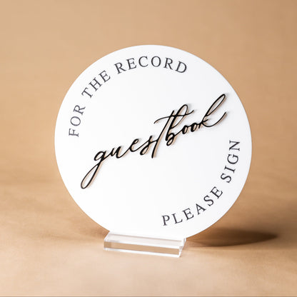 "For The Record" Guestbook